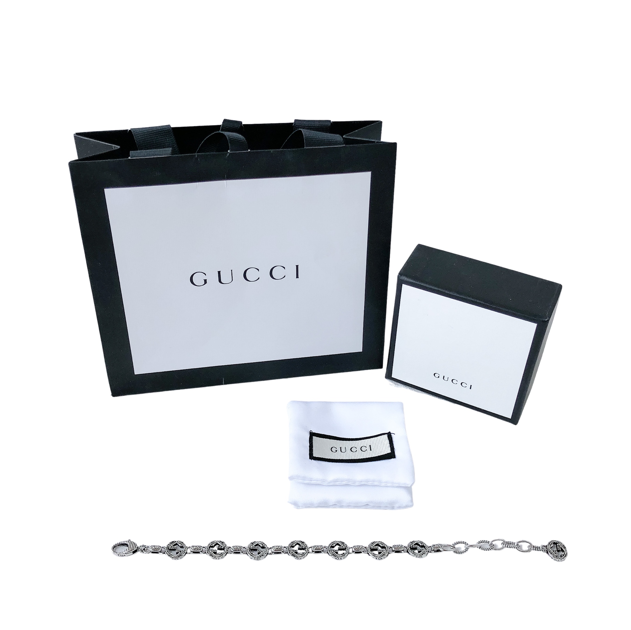 Gucci Double G Bracelet Silver For Women - Image 2