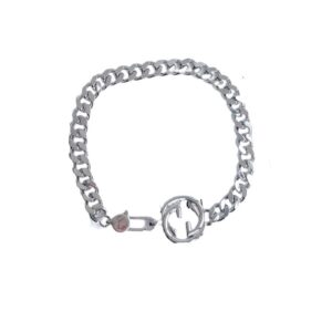 Gucci Double G Flat Bracelet Silver For Women