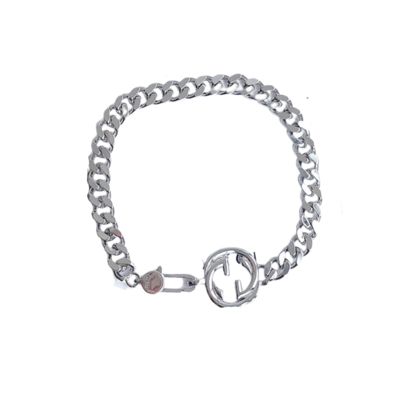Gucci Double G Flat Bracelet Silver For Women