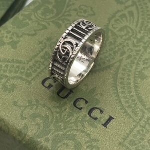 Gucci Double G Ring Silver For Women