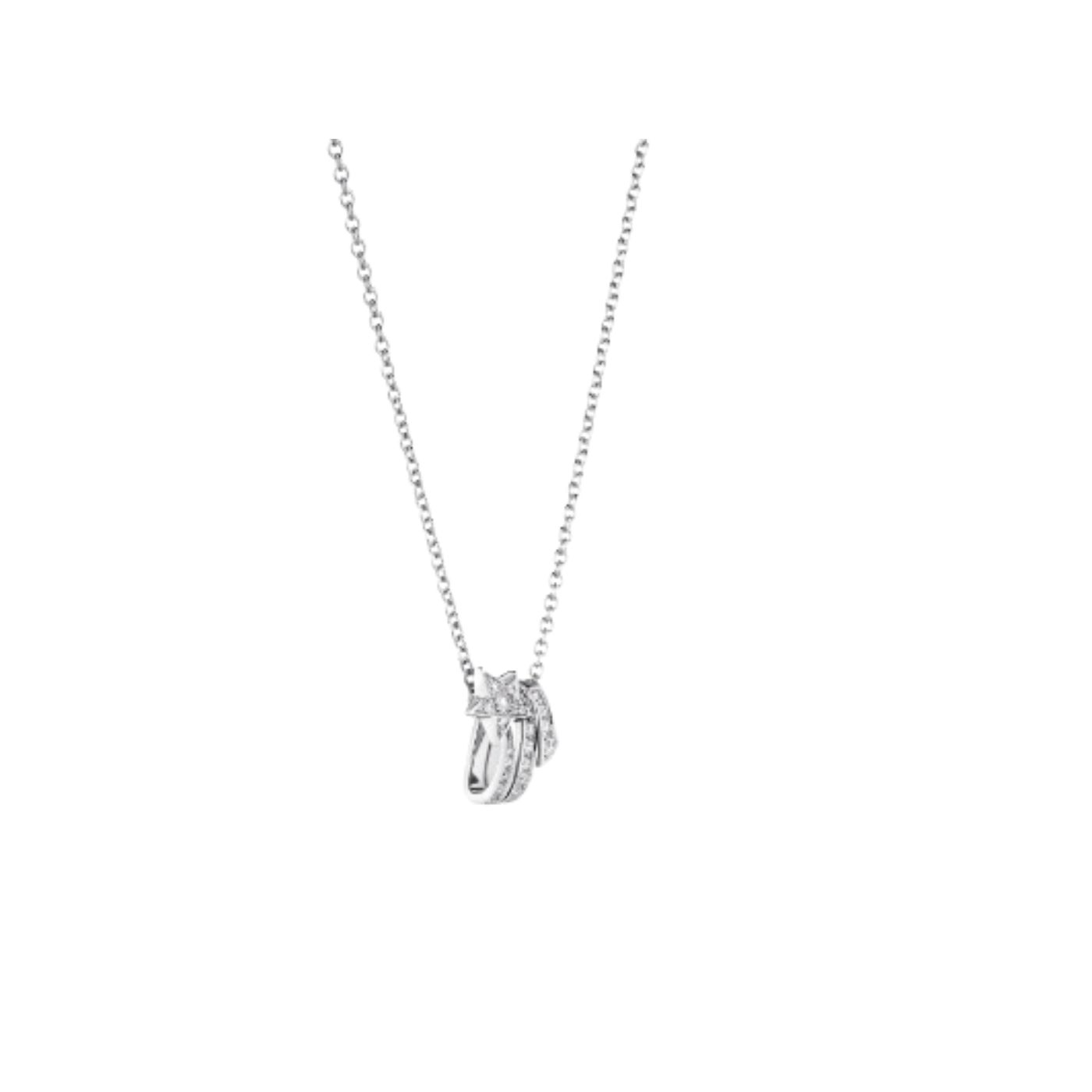 Chanel Étoile Filante Necklace Silver Tone For Women J10813, 3599591465369