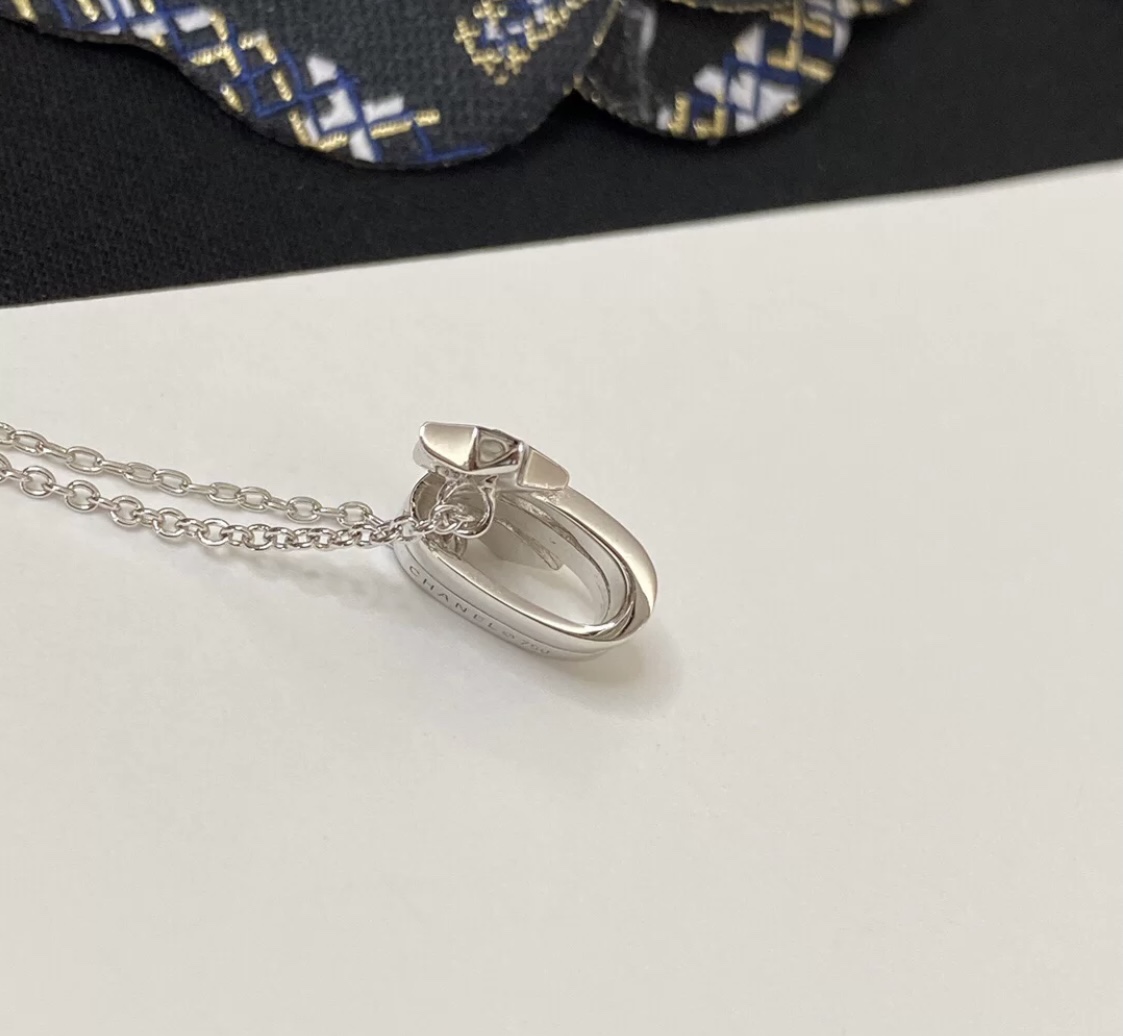 Chanel Étoile Filante Necklace Silver Tone For Women J10813, 3599591465369 - Image 4