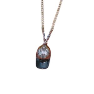 Louis Vuitton Hat Necklace Silver For Women