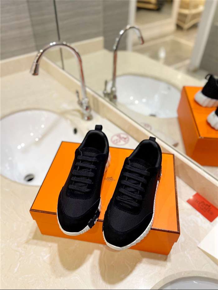 Hermes Bouncing Sneaker Black For Women - Image 6