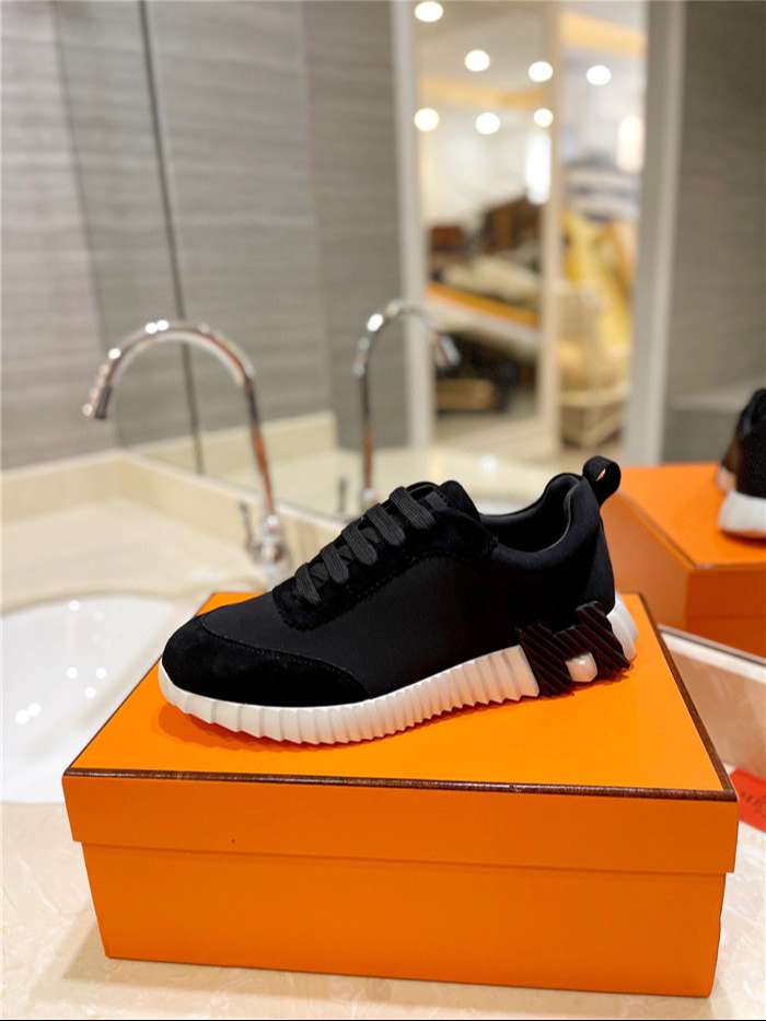 Hermes Bouncing Sneaker Black For Women - Image 4