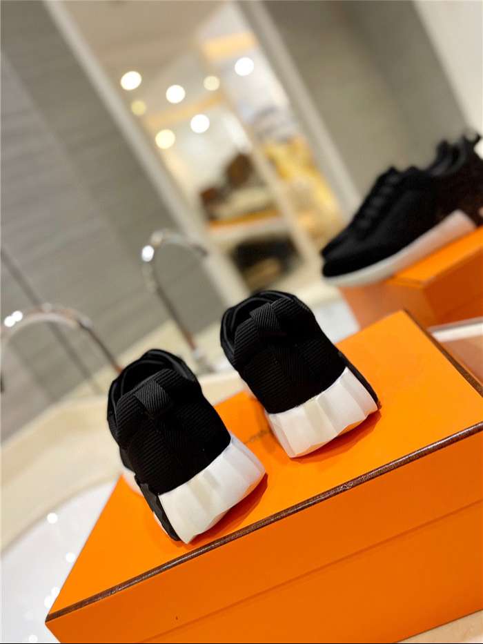 Hermes Bouncing Sneaker Black For Women - Image 3