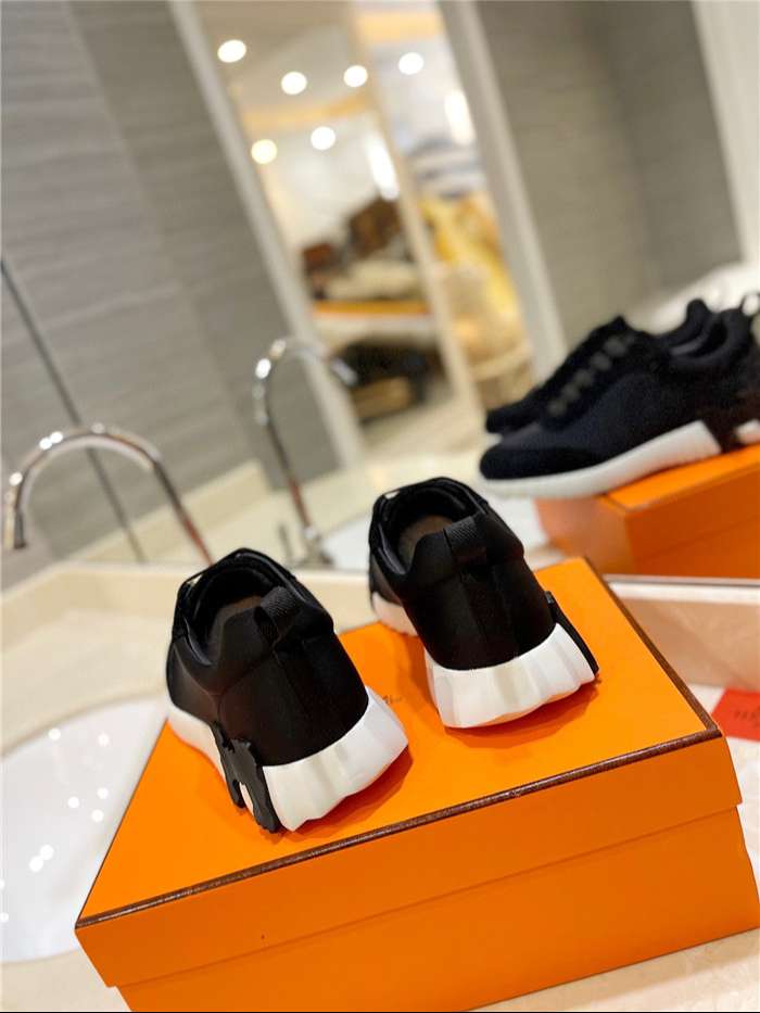 Hermes Bouncing Sneaker Black For Women - Image 2