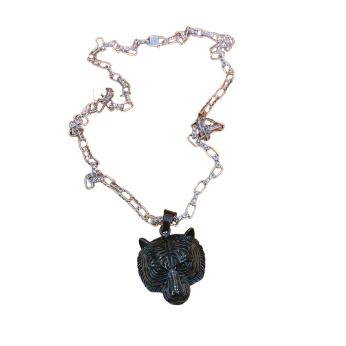 Louis Vuitton Leash Necklace Silver For Women