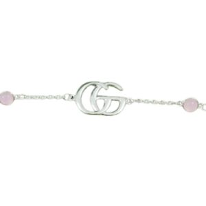 Gucci Logo Bracelet Silver For Women