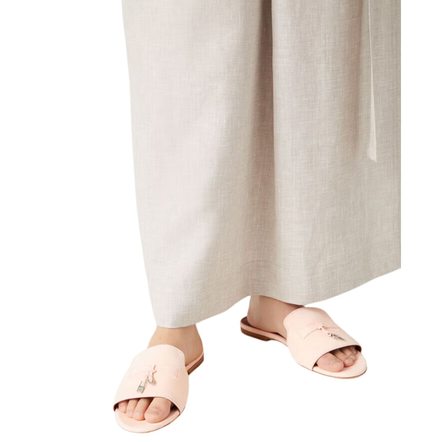 Loro Piana Summer Charms Sandal Pink Shell For Women – FAI5580 30D2 - Image 12