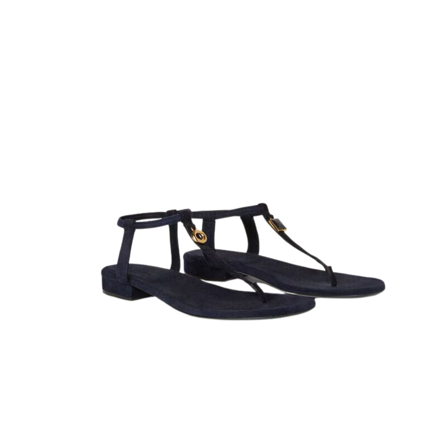 Loro Piana Mindil Sandal Navy Blue For Women – FAO1561 W000 - Image 9