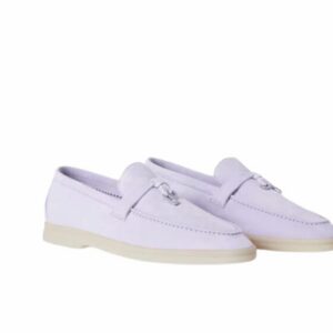 Loro Piana Summer Charms Walk Loafers Purple For Women – FAE5444 401F