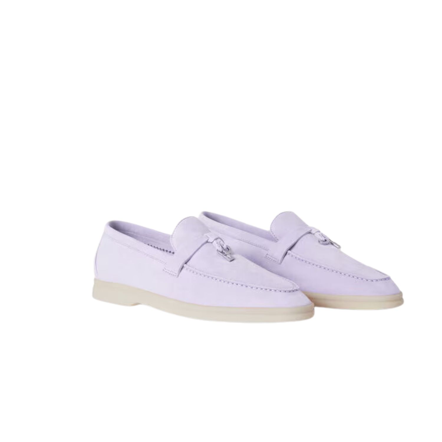 Loro Piana Summer Charms Walk Loafers Purple For Women – FAE5444 401F - Image 8