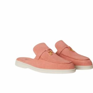 Loro Piana Babouche Charms Walk Loafers Sorbet Pink For Women – FAI1543 303J