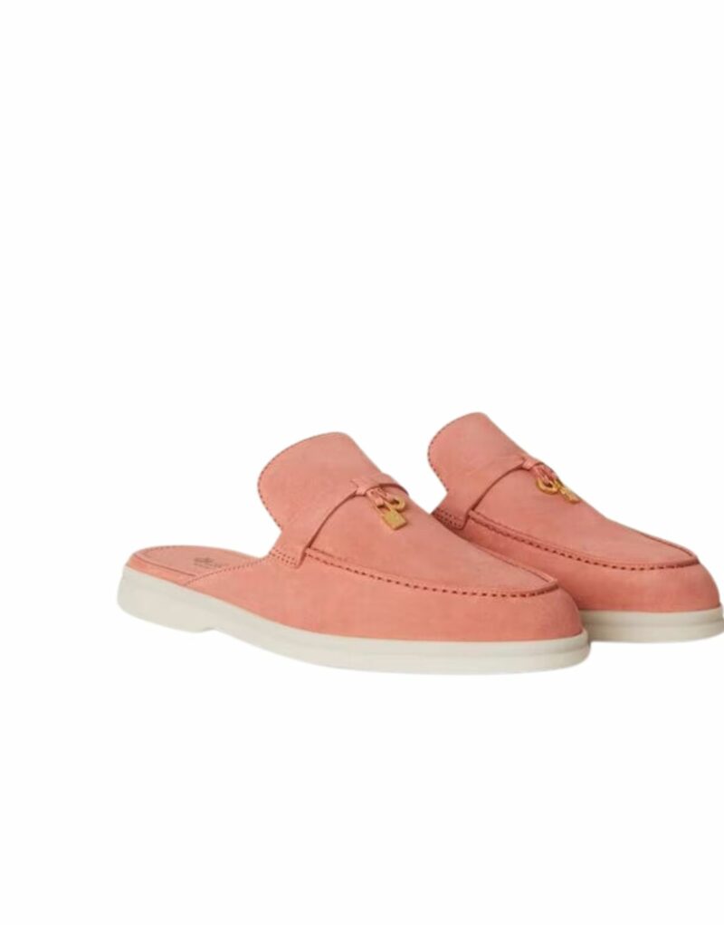 Loro Piana Babouche Charms Walk Loafers Sorbet Pink For Women – FAI1543 303J