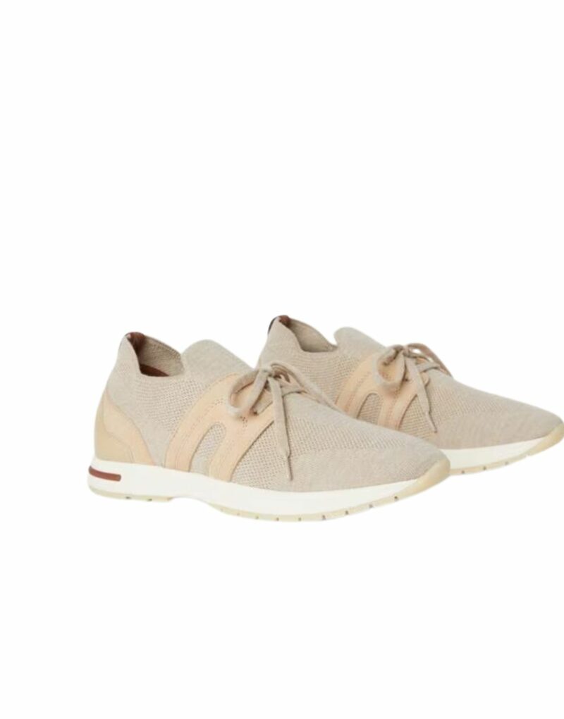 Loro Piana 360 Lp Lady Flexy Walk Sneaker Beige Melange For Women – FAI7759 D927