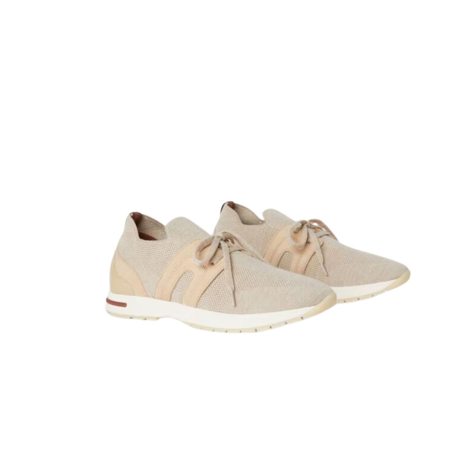 Loro Piana 360 Lp Lady Flexy Walk Sneaker Beige Melange For Women – FAI7759 D927 - Image 9