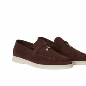 Loro Piana Summer Charms Walk Loafers Chocolate For Women – FAE5444 H026