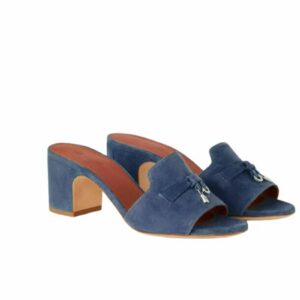 Loro Piana Summer Charms Sandal Denim For Women – FAI5579 WF02