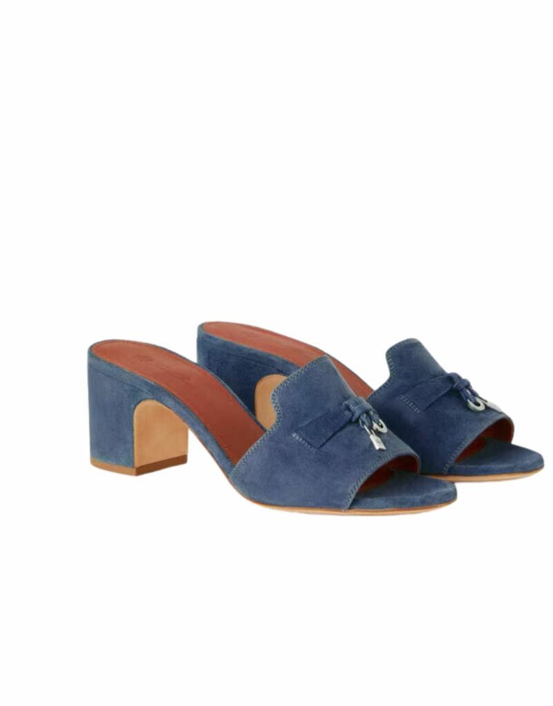 Loro Piana Summer Charms Sandal Denim For Women – FAI5579 WF02
