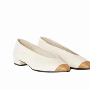 Loro Piana Tennis Rebecca Ballet Flats Nougat/honey Milk For Women FAO2684 B4C0
