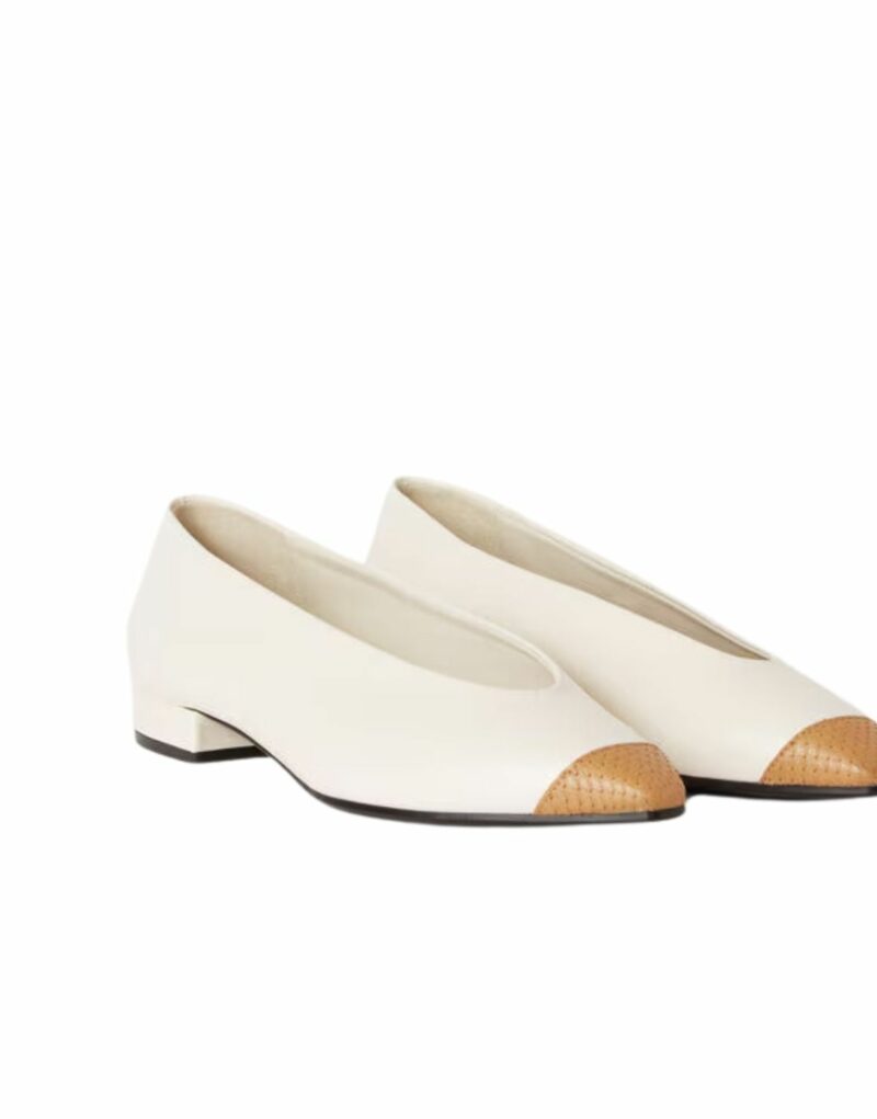 Loro Piana Tennis Rebecca Ballet Flats Nougat/honey Milk For Women FAO2684 B4C0