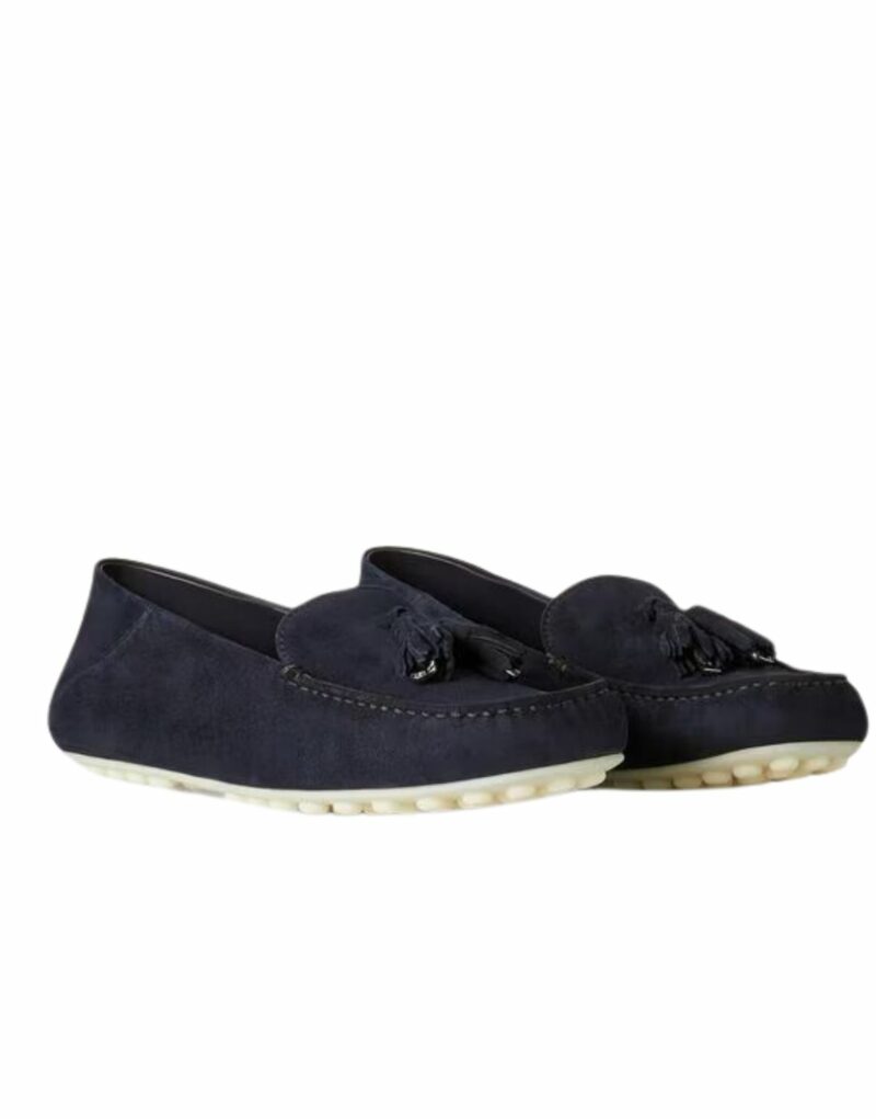 Loro Piana Dot Sole Walk Loafers Navy Blue For Women – FAN0109 W000