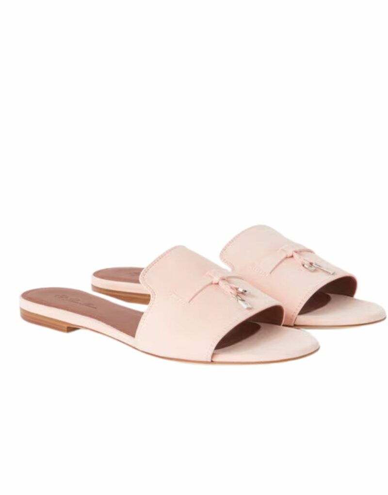 Loro Piana Summer Charms Sandal Pink Shell For Women – FAI5580 30D2
