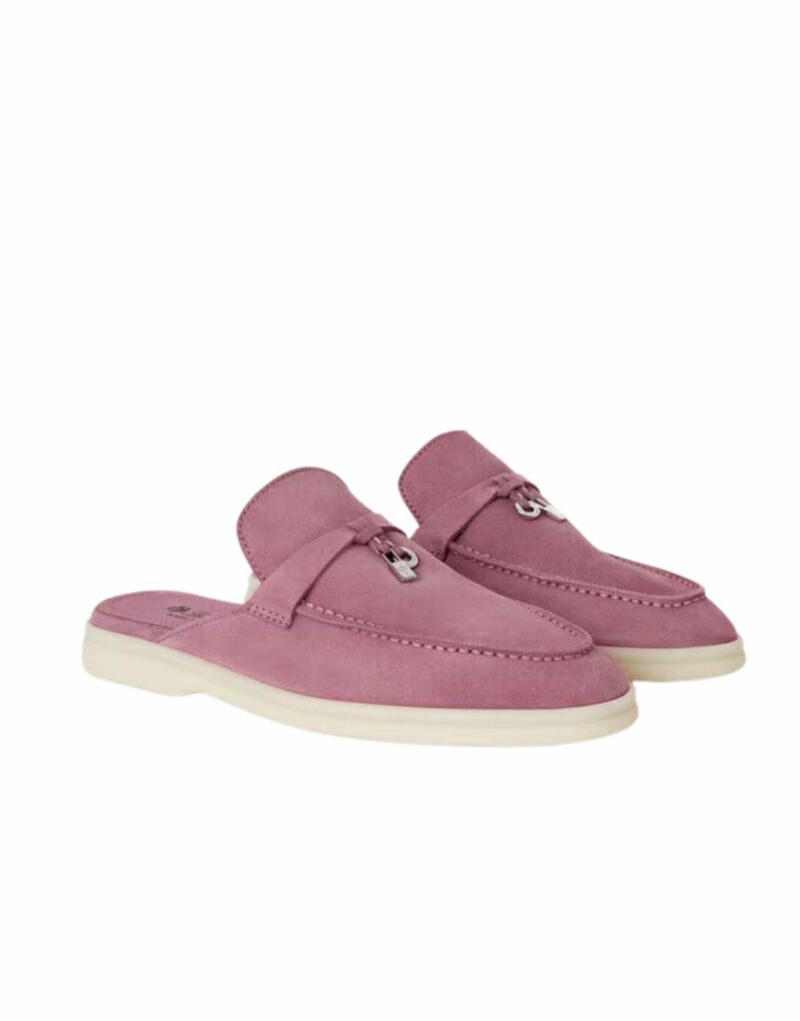 Loro Piana Babouche Charms Walk Loafers Wild Mauve For Women – FAI1543 30F4