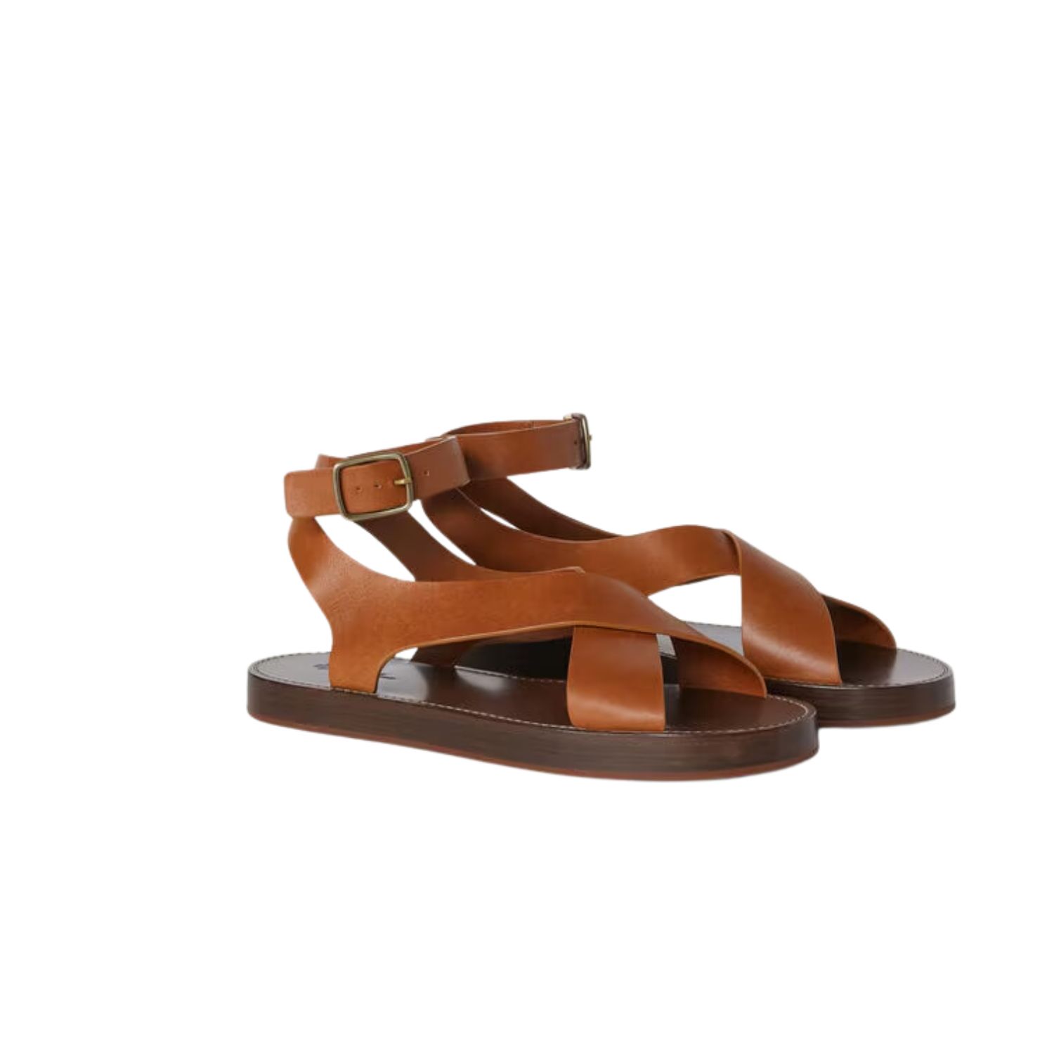 Loro Piana Sumie Sandal Tanned Gold For Women – FAO1816 E0BV - Image 8
