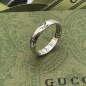 Gucci Natural Love Ring Silver For Women