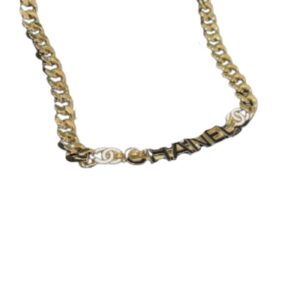 Chanel Oil Drop Necklace Gold For Women