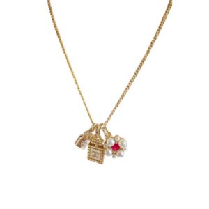Chanel Padlock Necklace Gold For Women