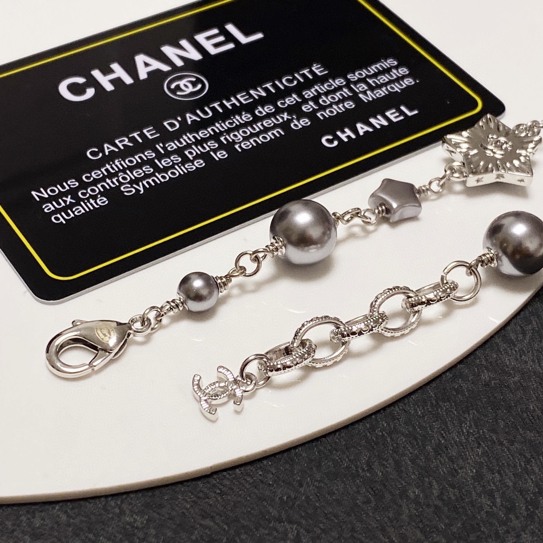 Chanel Pentagram Bracelet Silver For Women - Image 3