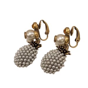 Gucci Pineapple Earrings Gold For Women