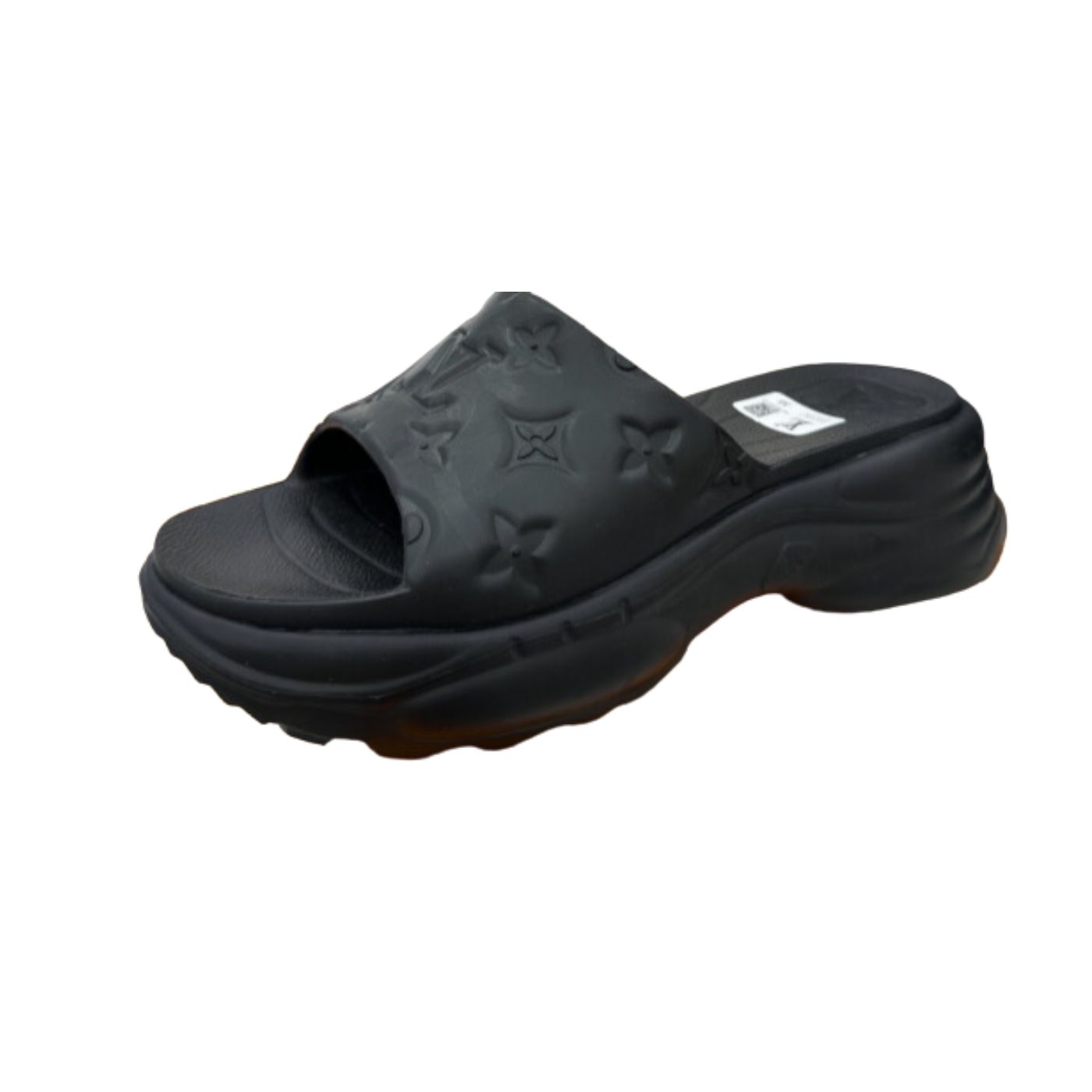 Louis Vuitton Pool 55 Flat Comfort Mule Black For Women 1AB3DD