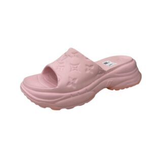 Louis Vuitton Pool 55 Flat Comfort Mule Light Pink For Women