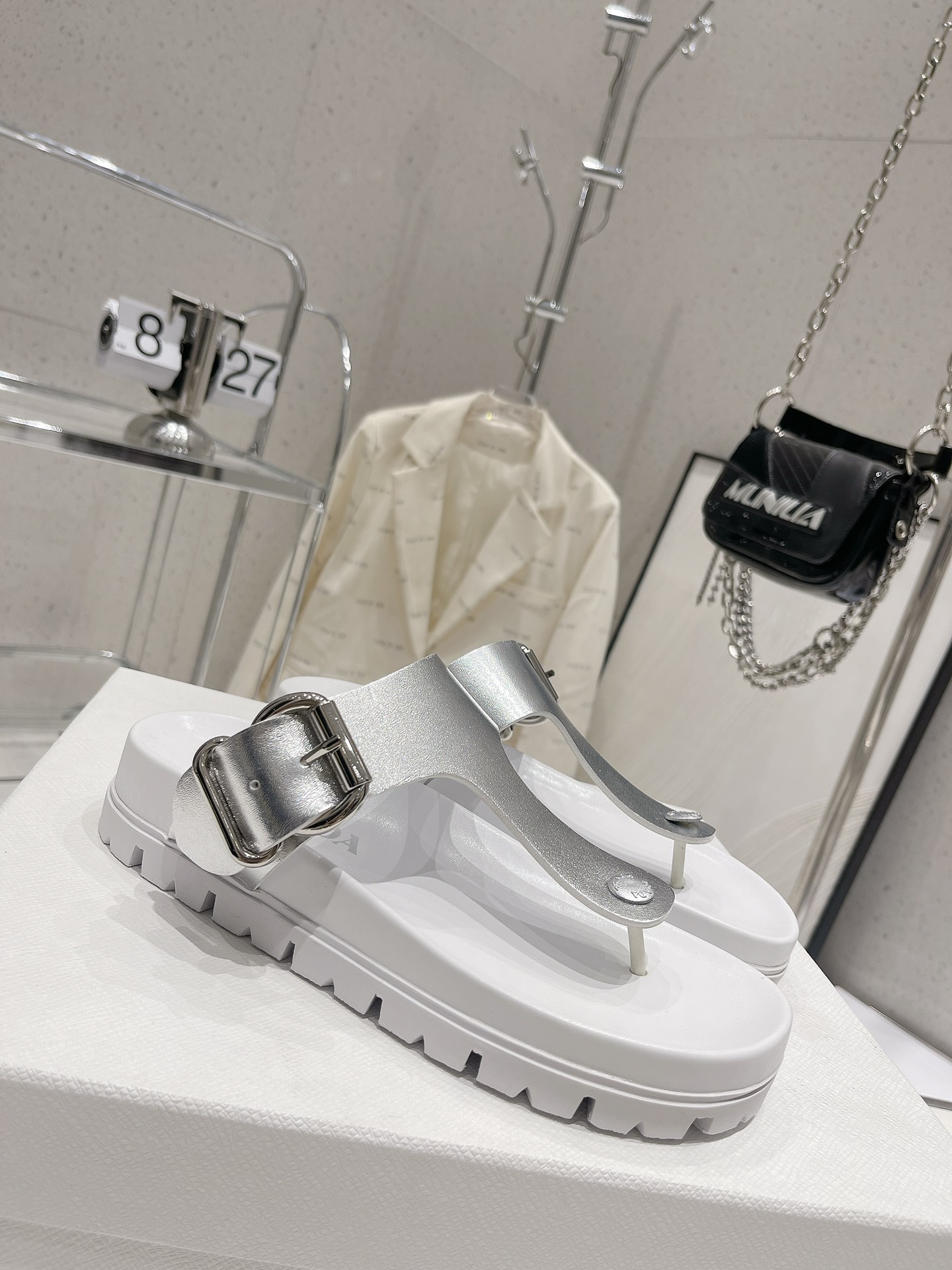 Prada Holster AD Coastal Silver For Women - Image 6