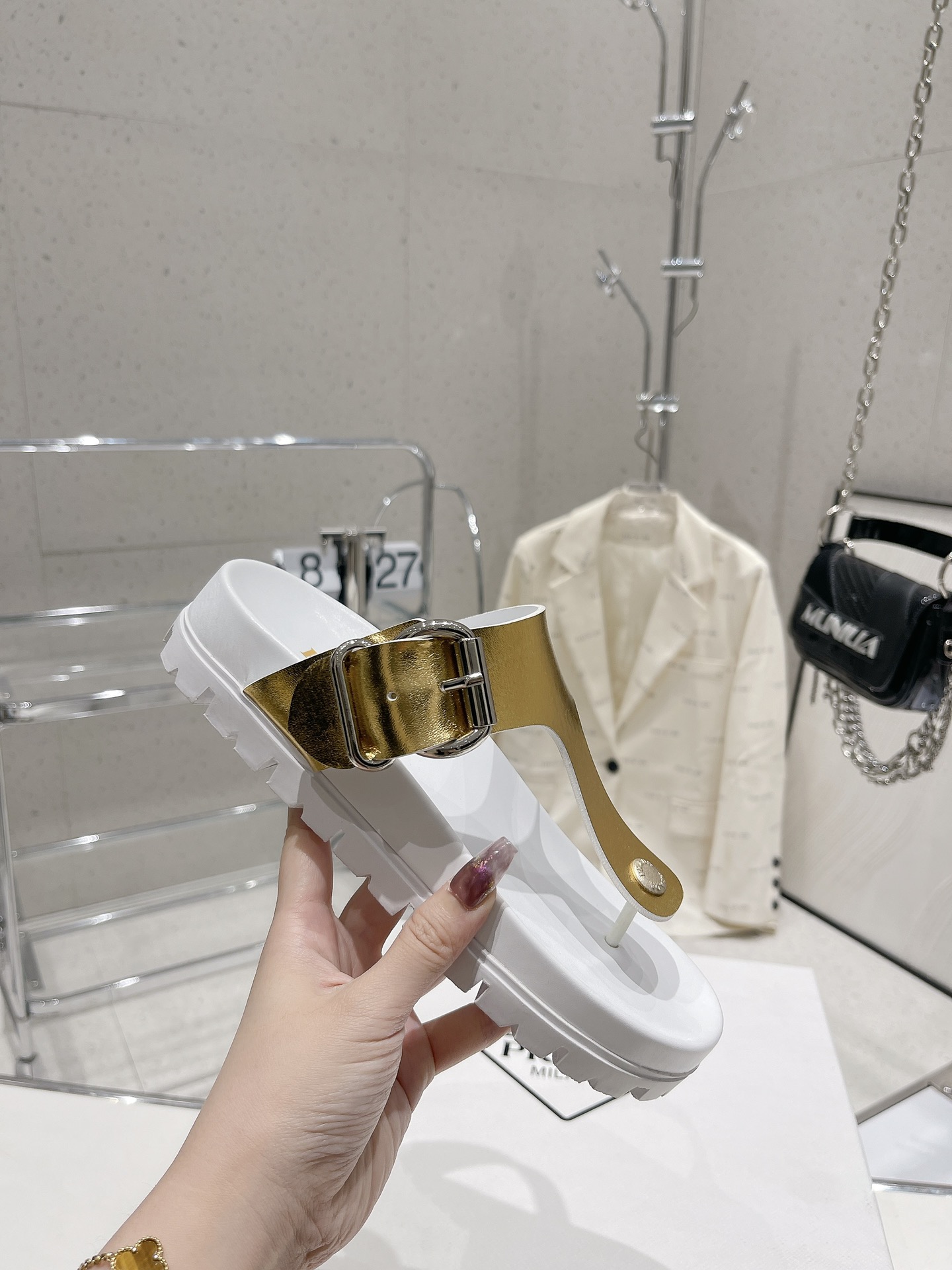 Prada Holster AD Coastal Gold For Women - Image 7