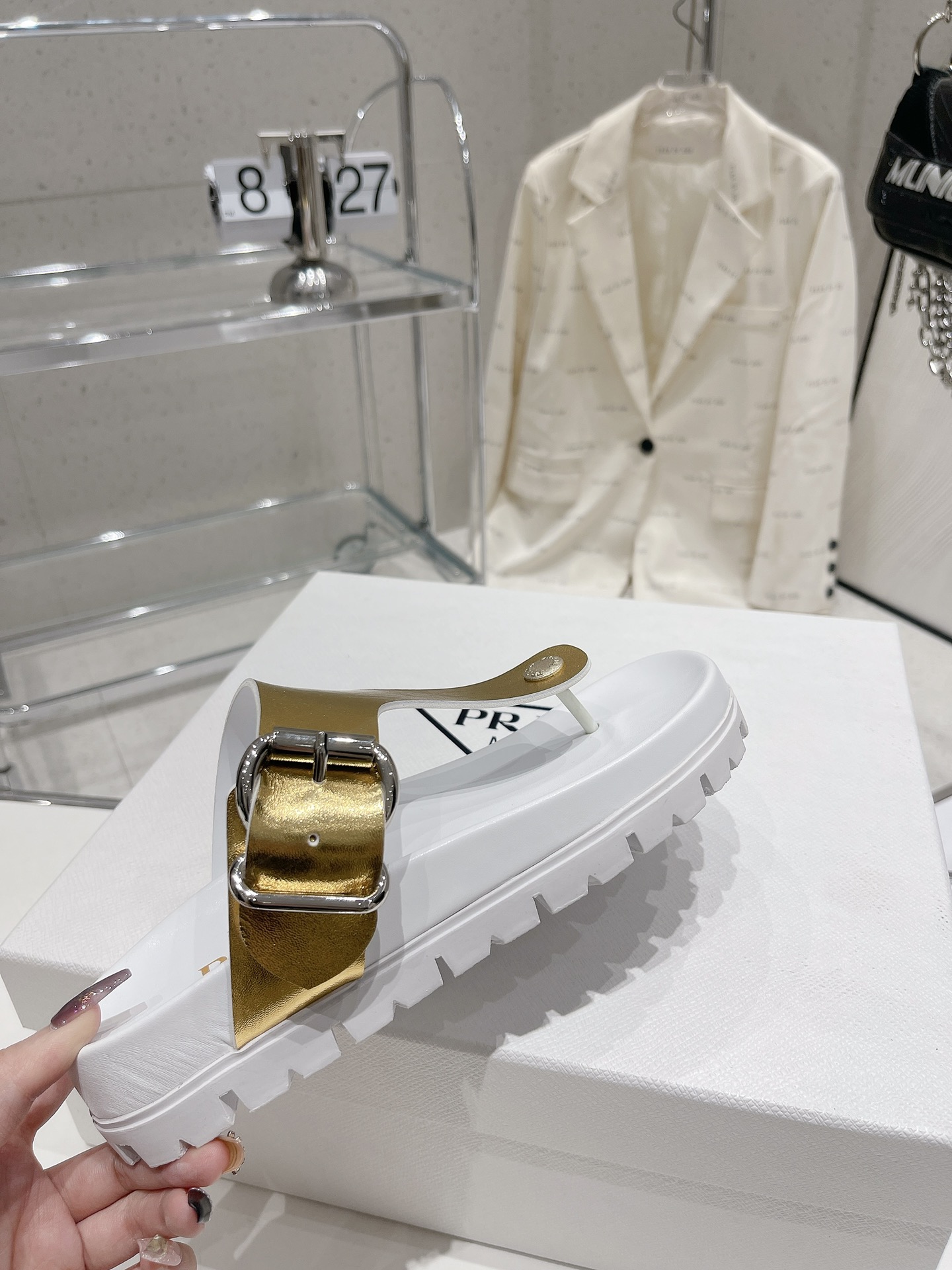 Prada Holster AD Coastal Gold For Women - Image 8