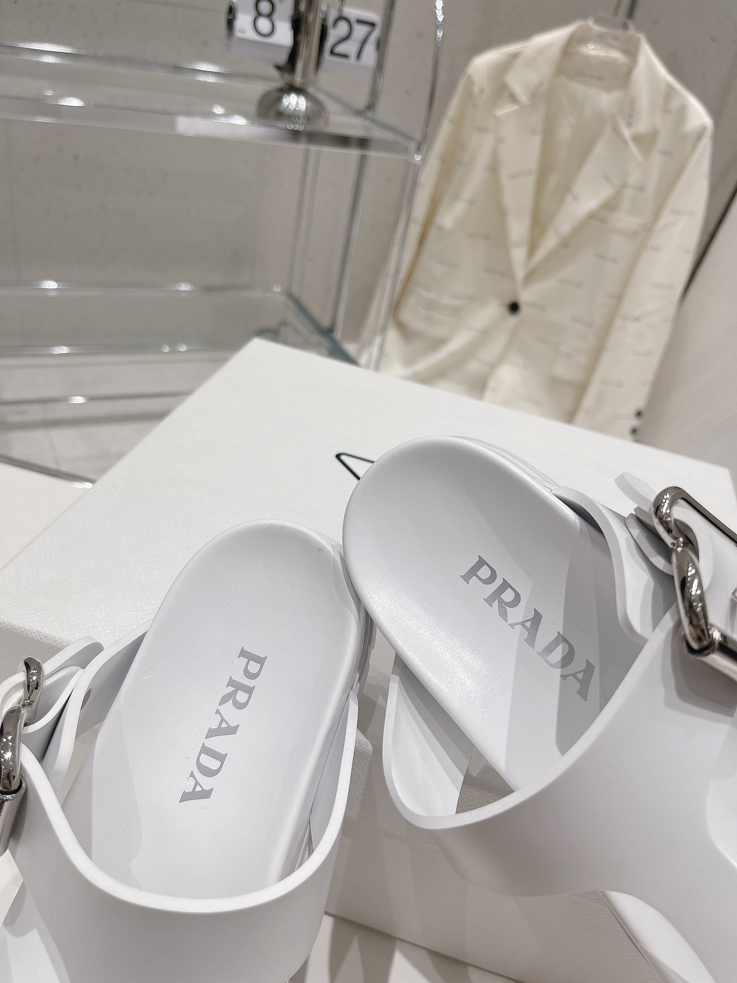 Prada Holster AD Coastal White For Women - Image 4