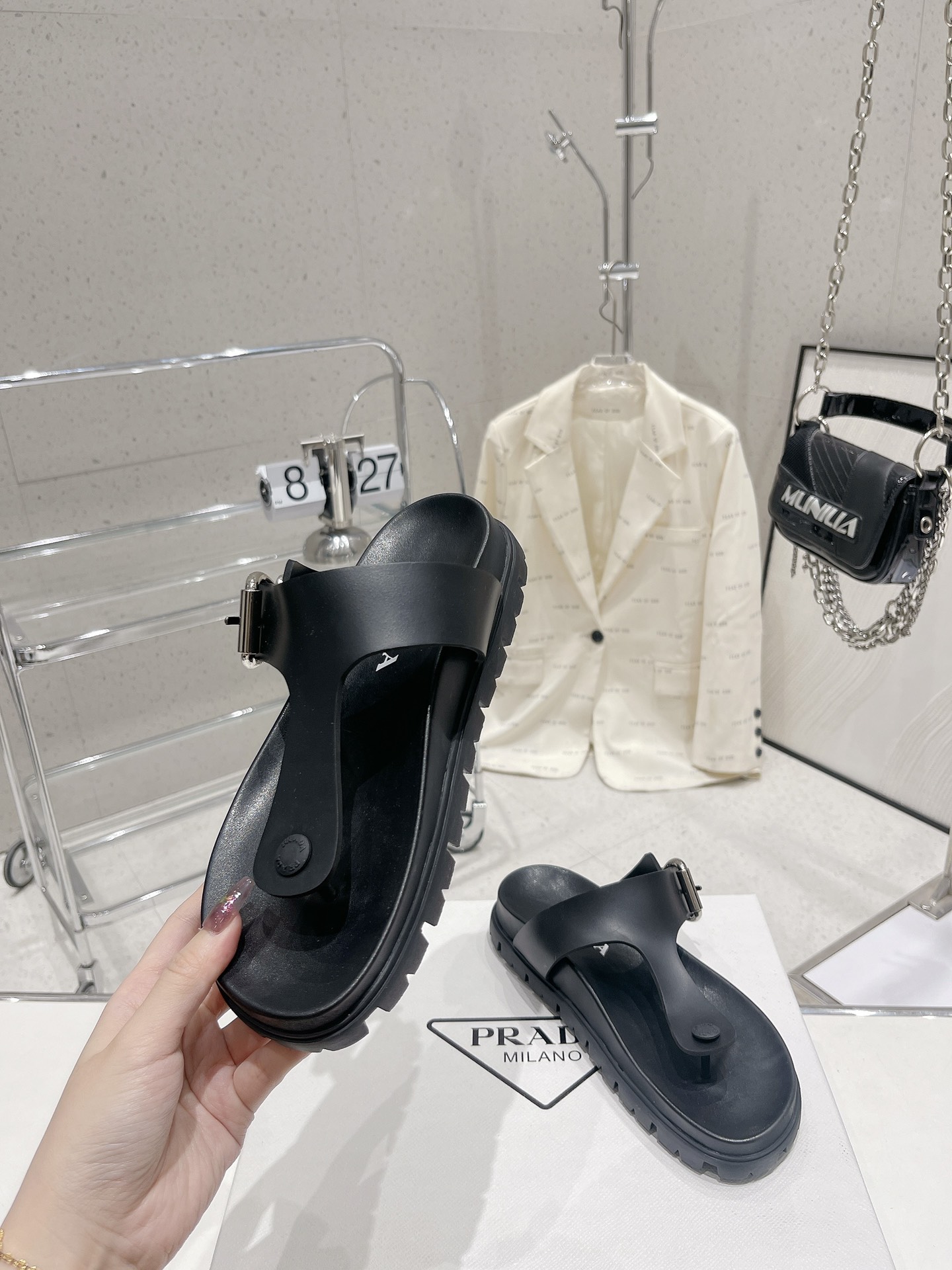 Prada Holster AD Coastal Black For Women - Image 4