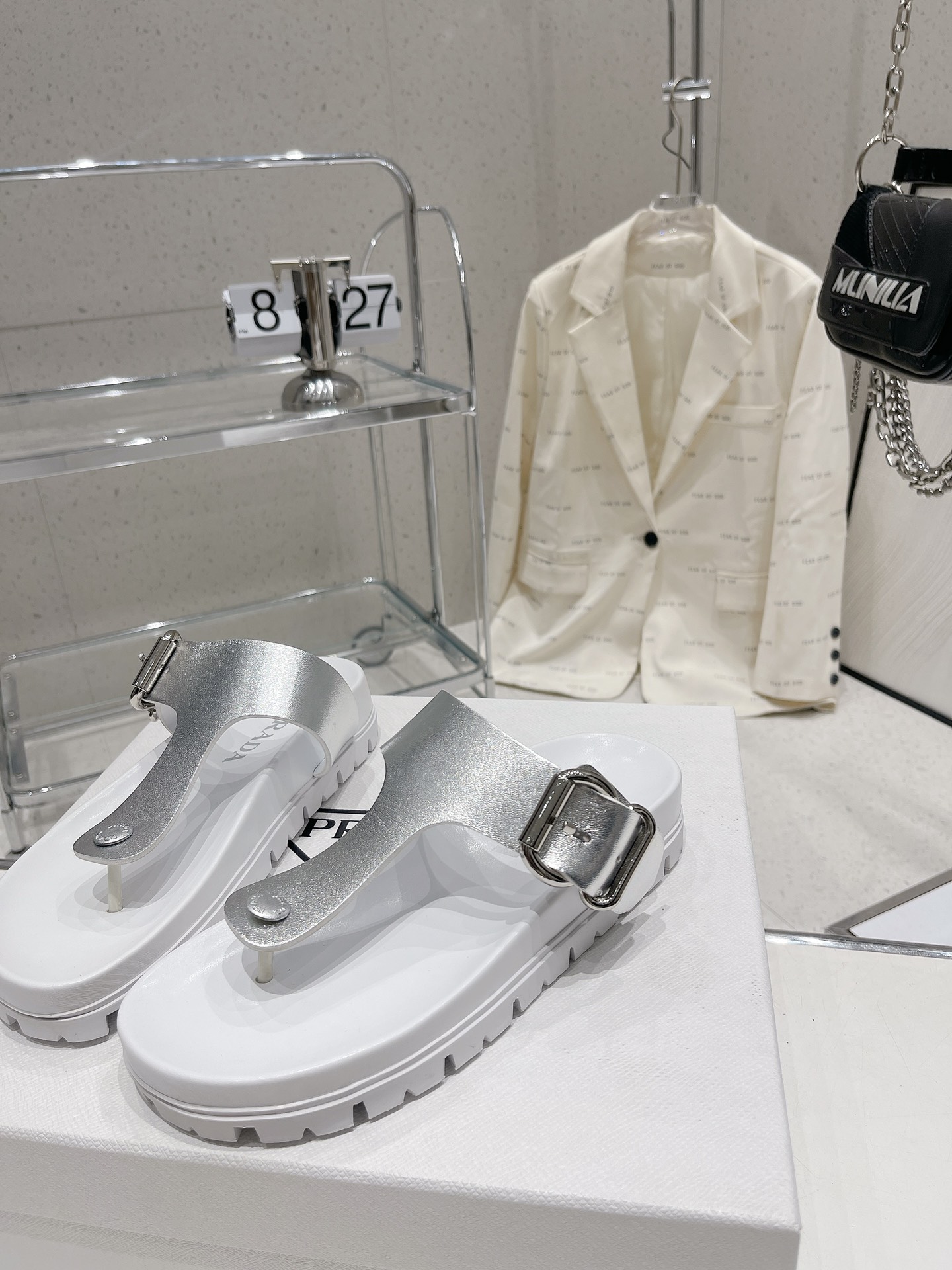 Prada Holster AD Coastal Silver For Women - Image 2