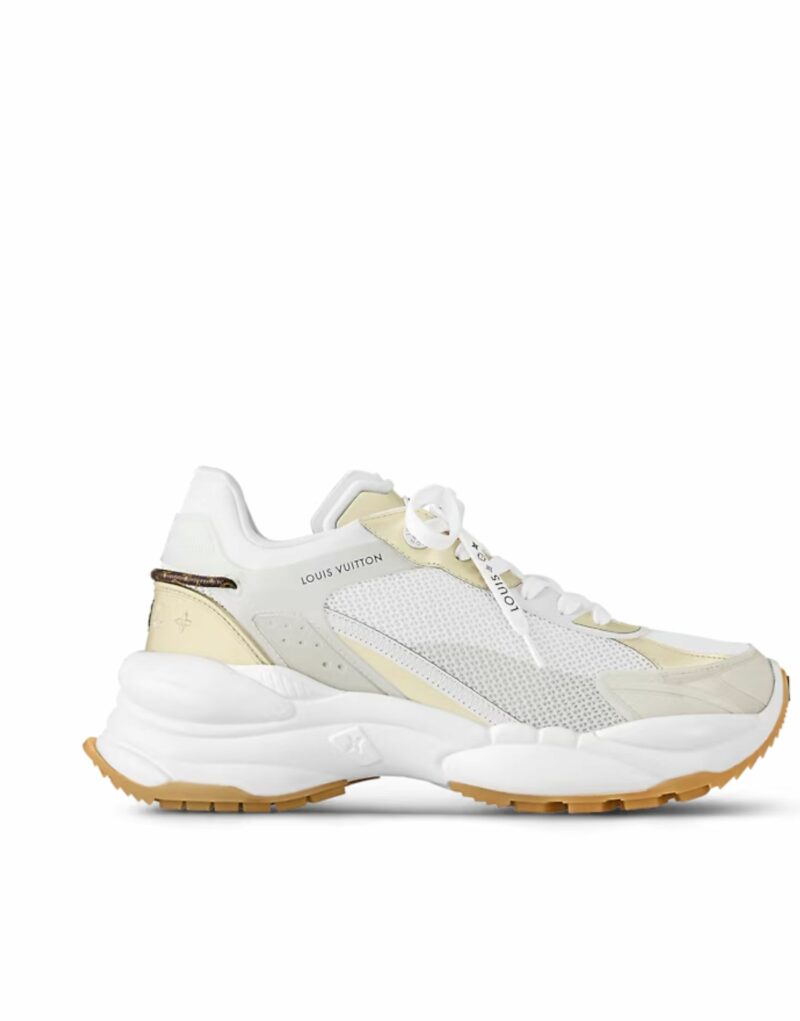 Louis Vuitton Run 55 Trainers Gold For Women 1AAP61 - Image 5