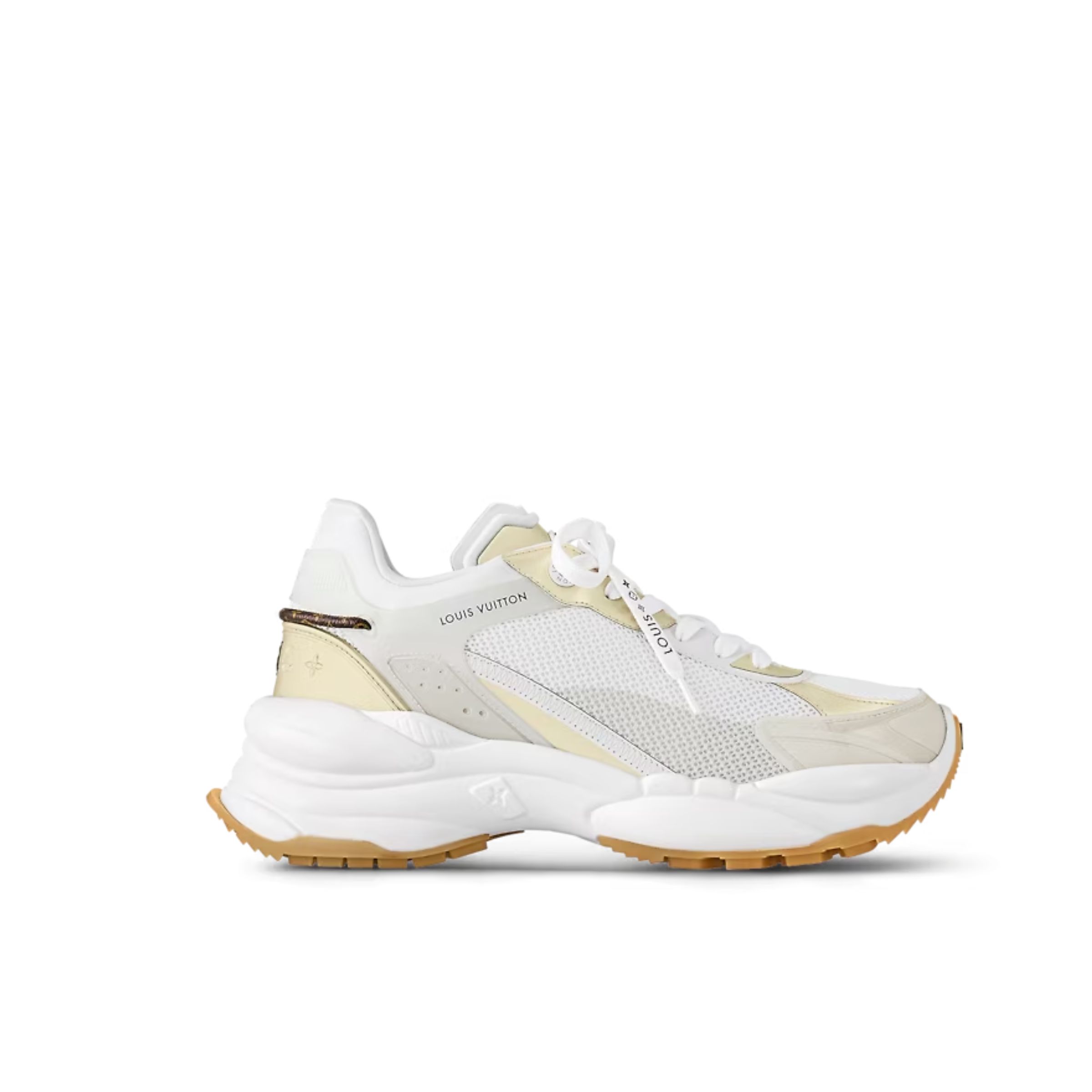 Louis Vuitton Run 55 Trainers Gold For Women 1AAP61 - Image 11