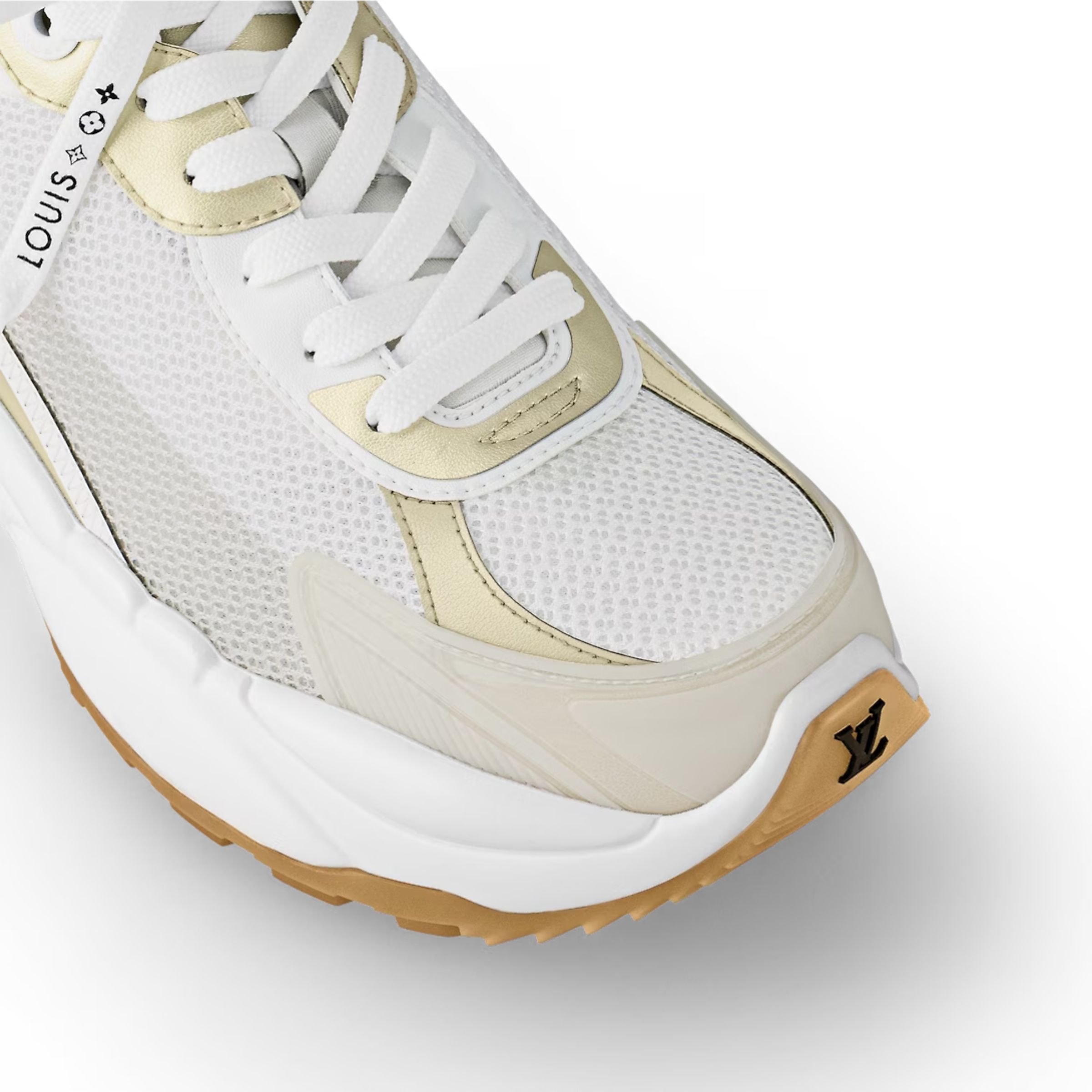 Louis Vuitton Run 55 Trainers Gold For Women 1AAP61 - Image 12
