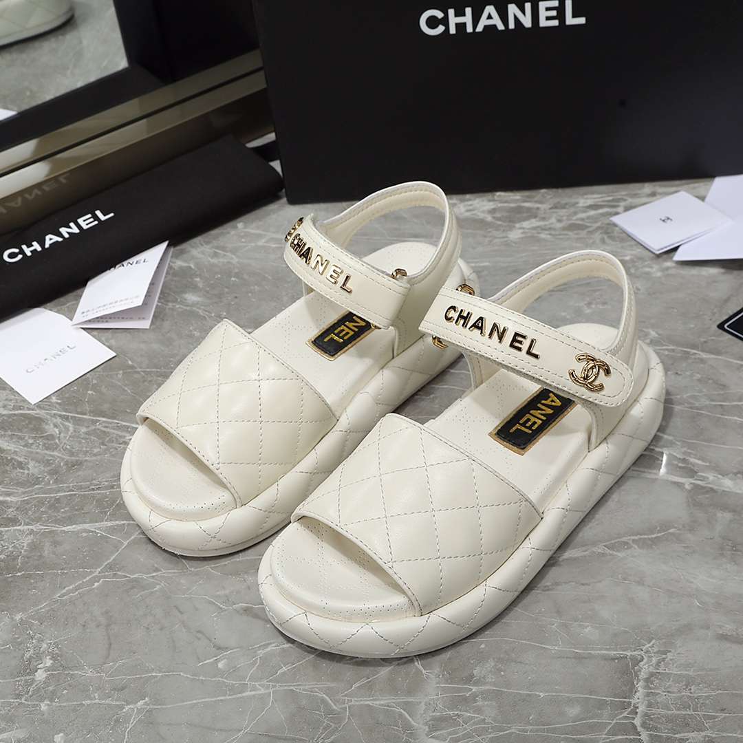 Chanel Sandal White For Women - Image 3
