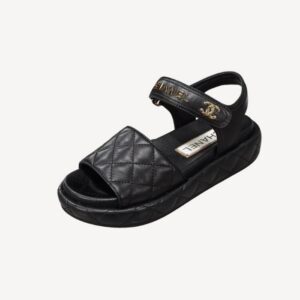Chanel Sandal Black For Women