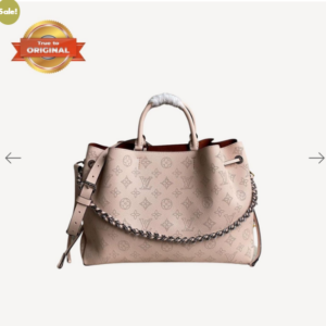 [True-to-ORIGINAL] Louis Vuitton Bella Tote Mahina Creme Beige For Women 12.6in/32cm M59203