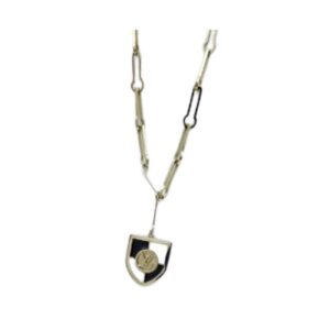 Gucci Shield Necklace Gold Tone For Women